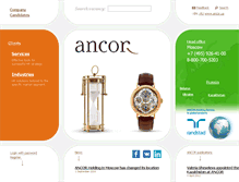 Tablet Screenshot of ancor-group.com